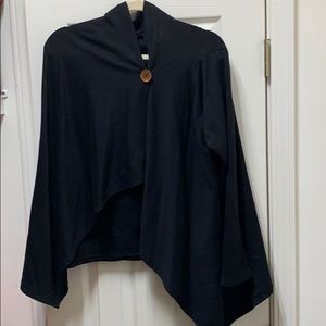 Adorable black sweater wrap